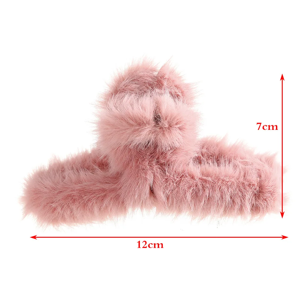 В Корейском стиле; Осенне-зимние ботинки с мехом плюша зажима задней части головы заколки для волос французский Акула коготь заколка аксессуар