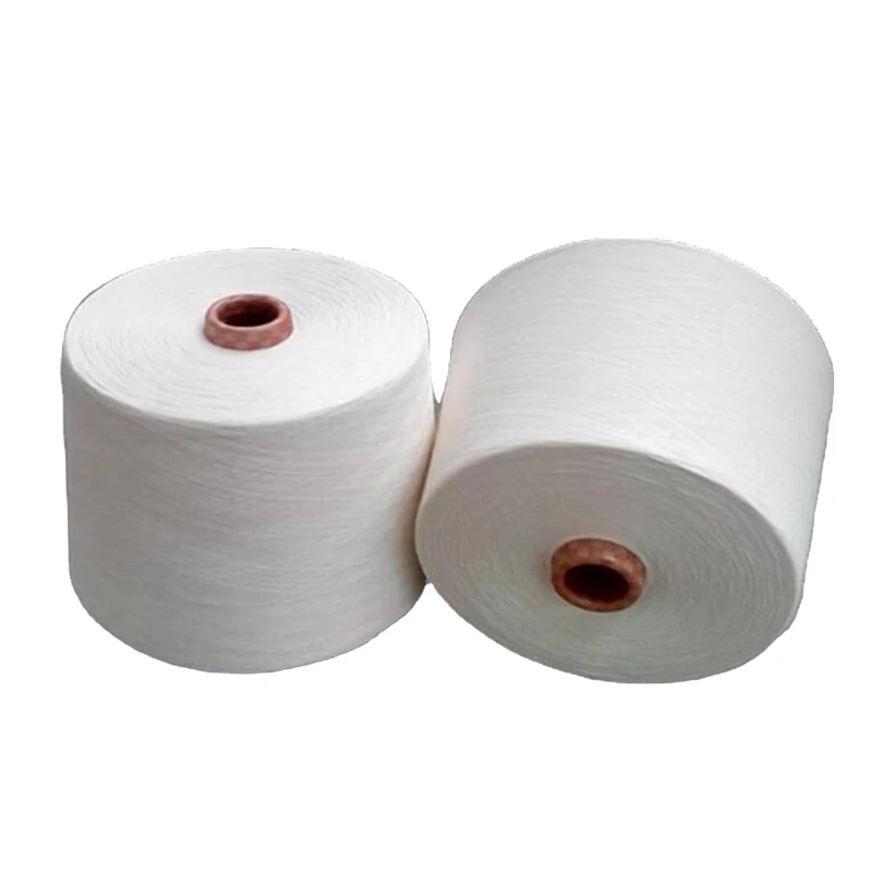 Manufacturers supply mix yarn 34/1  60% cotton 40% polyester yarn for knitting