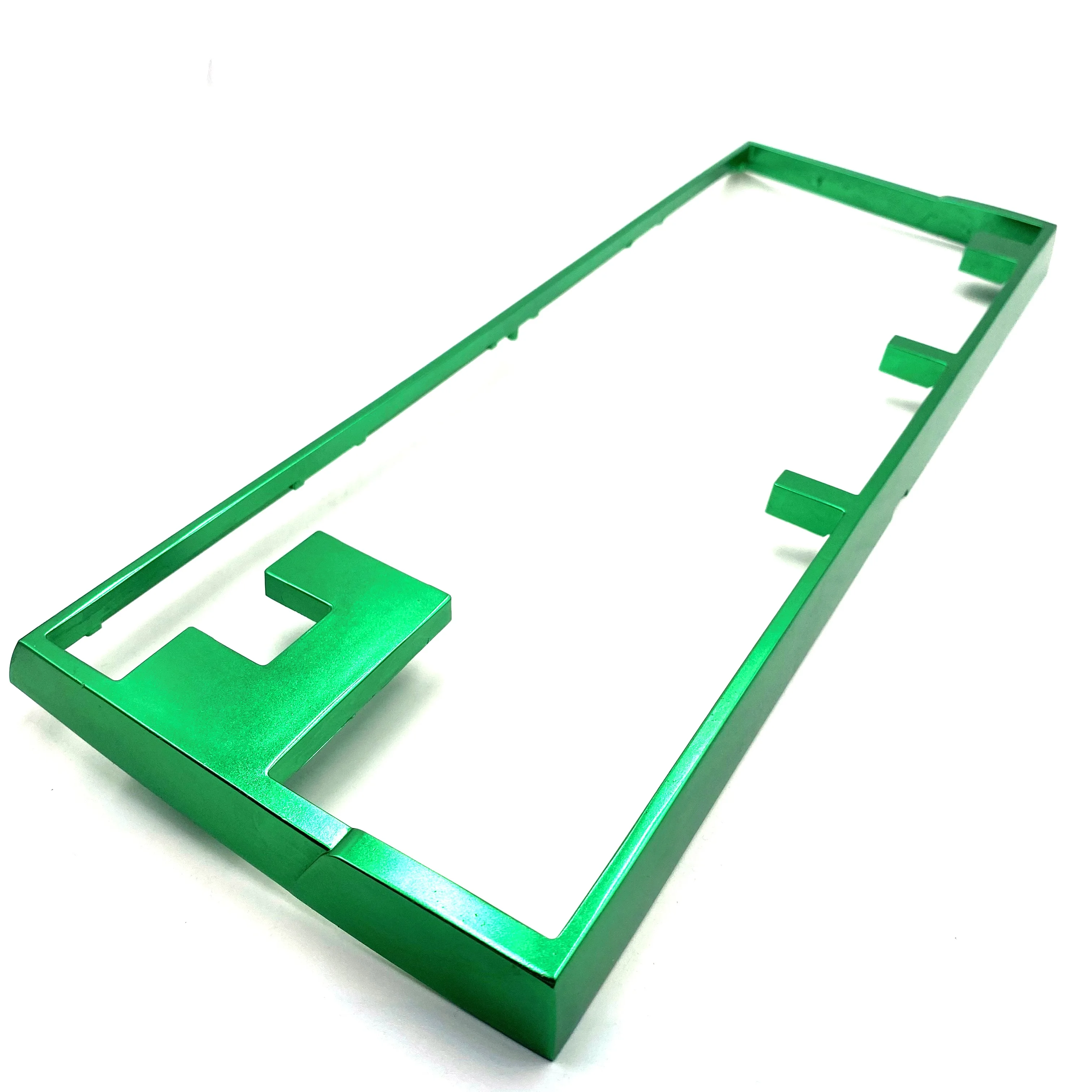 Custom CNC Keyboard Prototype Machining ISO Mounting 60% Brass Plate Diy Kit Mechanical Keyboard CNC Prototyping