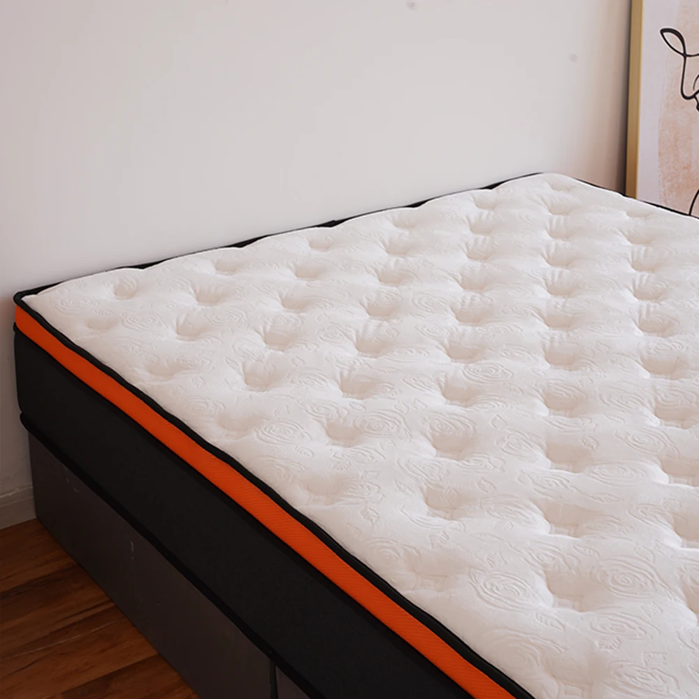 5 Zone Euro top Pocket Spring Natural Latex High Density Foam gel memory foam orthopedic mattress double queen king size