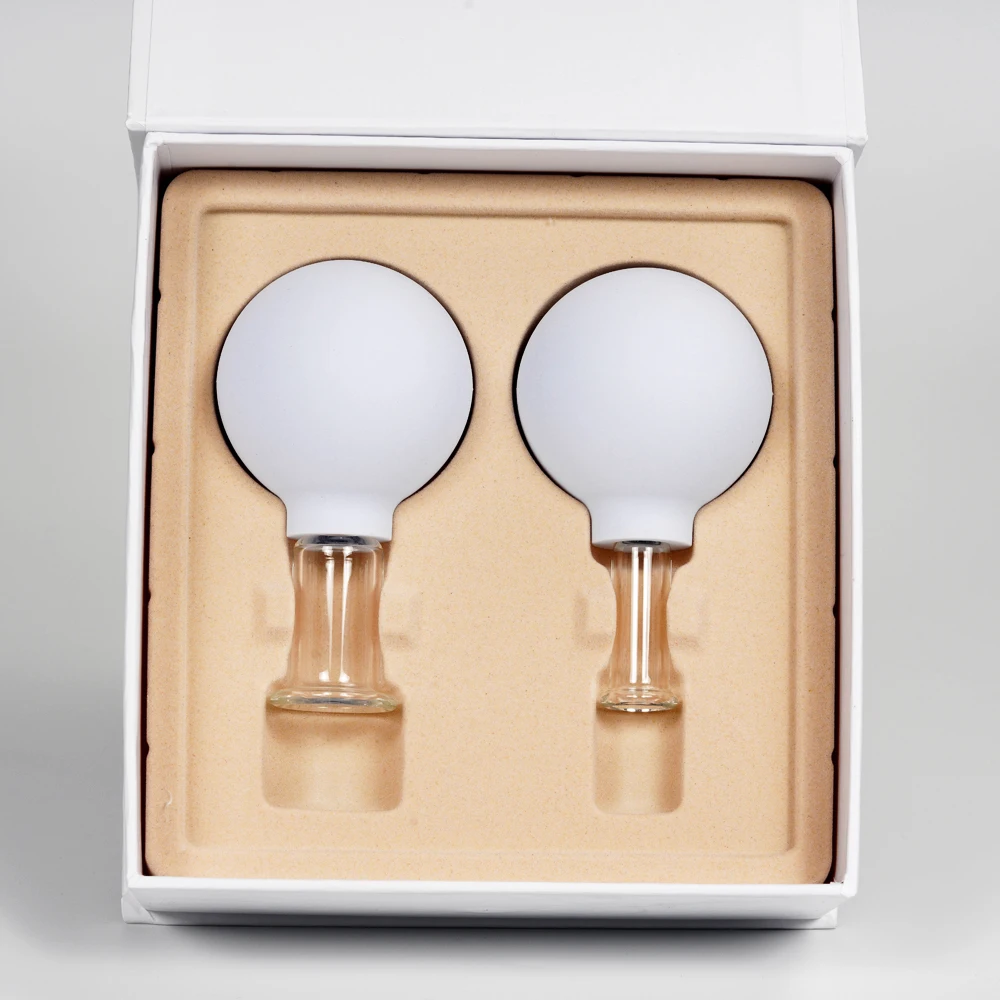 New Arrival!!  Set of 2 anti cellulite cup vacuum cupping massage facial suction cups therapy set