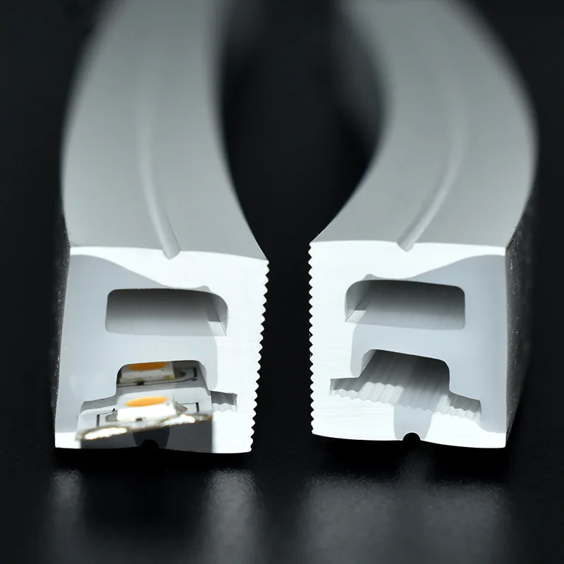 Silica Gel Flexible Strip Light Soft Lamp Silicone Tube Ip65 Waterproof Led Neon Silicone Tube for Decoration