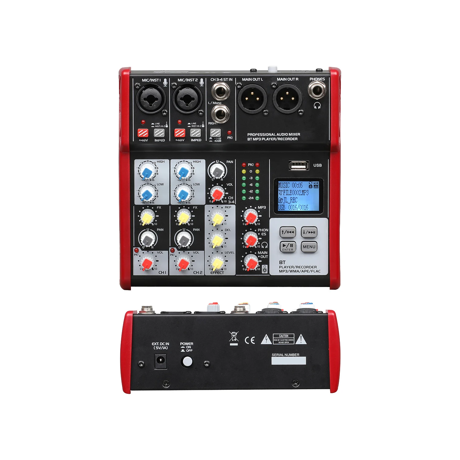 Mixer Dj mes4 Digital Mixer Console Audio Professional Audio AES IN DJ Sound System DSP dj mixer controller 4-channel