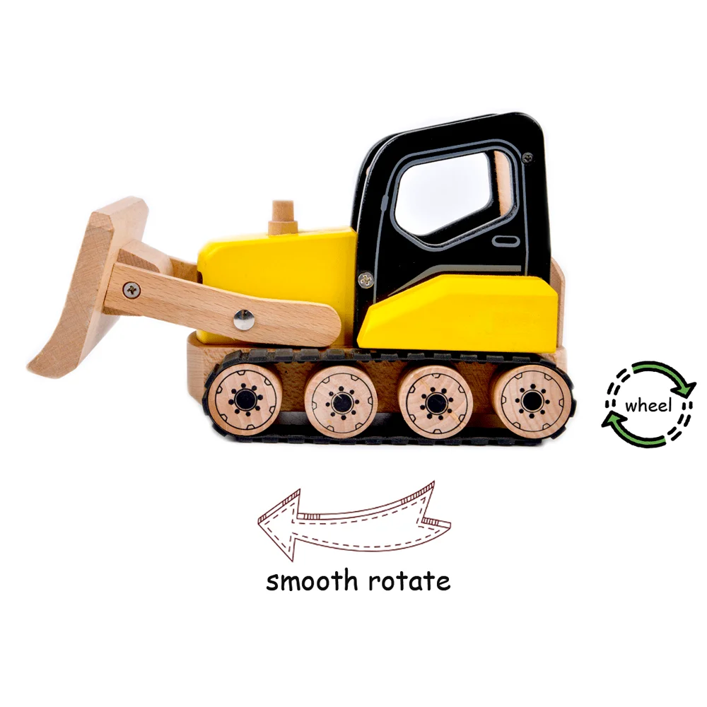 Crawler Bulldozer Model Toy Truck Vehicle Kids Engineering Car