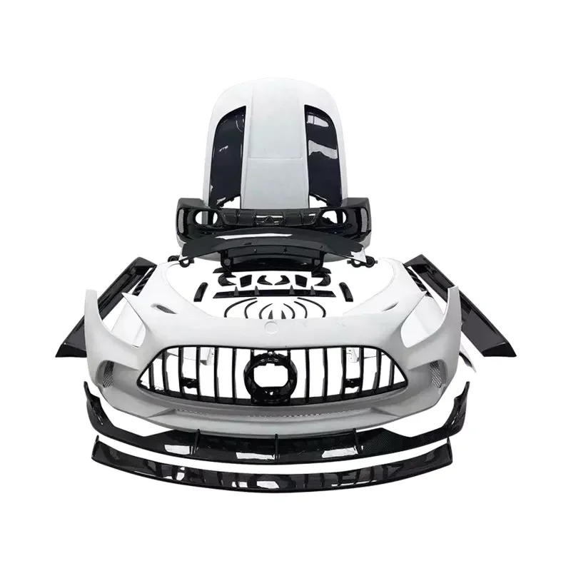 Black series style DRY / WET carbon fiber  body kit bumpers side skirt hood fender  for AMG GT GTS GTC GTR  perfect fitment