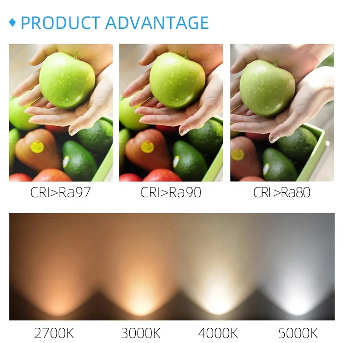 RONSE High Quality Led Track Light  7w 10w 20w 30w 40w 50w 60w Types Track Lighting Fixtures Moving Head Light