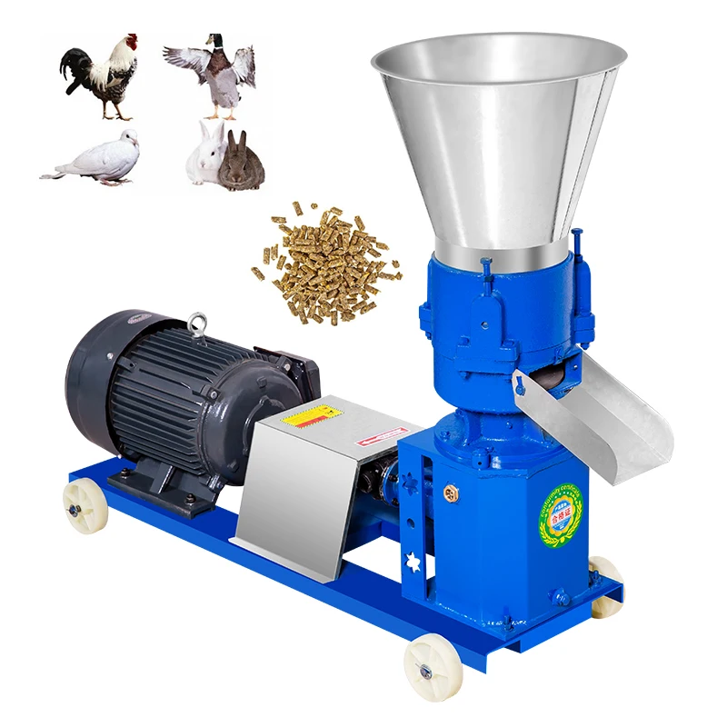 mini dog rabbit cattle floating fish pet animal poultry pellet making machine