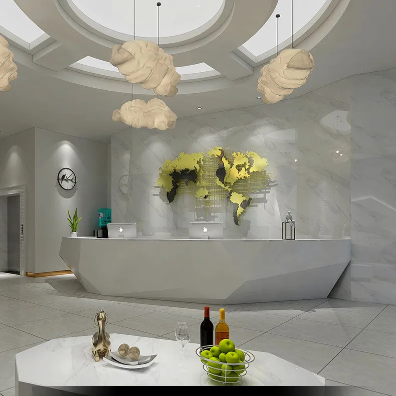 Luxury Gold Metal Hallway Decoration 3D Wall Map