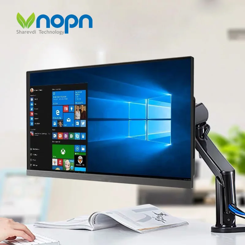 Экономичный игровой ПК i3/i5/i7/i9 CPU 23 8 дюйма Французская клавиатура мышь все в одном настольный компьютер для школьных заявок