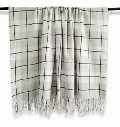 Wholesale 100% Woven Throw blanket Woven Tapestry Beach Blanket