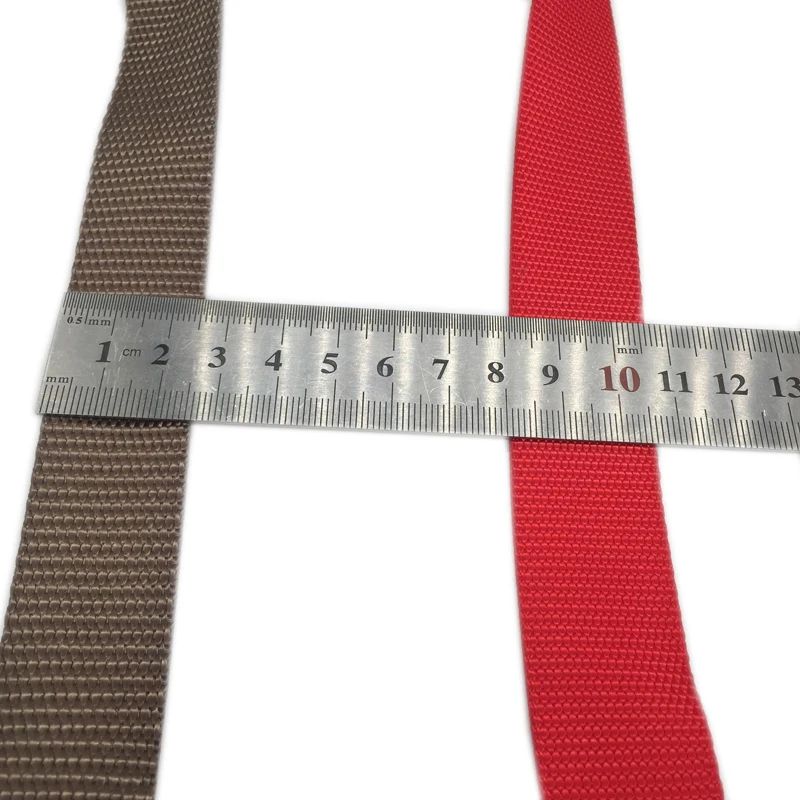 
Wholesale 25mm*60cm high strength customized logo polyester webbing strap for packaging factory direct sale 