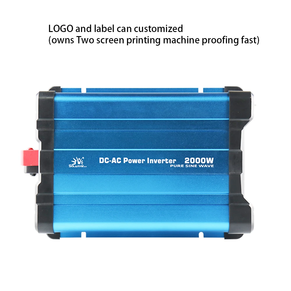 600 1000 1500 2000 watt 2500 3000 4000 5000 6000 Watt 12V 24V 48V Dc To Ac 110V 220v 230V Off Grid Pure Sine Wave Power Inverter