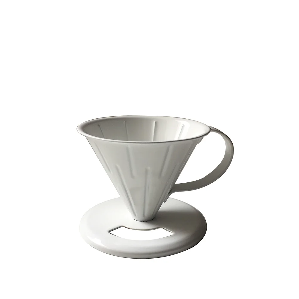 Japanese High Quality Enameled Cone Shaped Pour Over Coffee Dripper