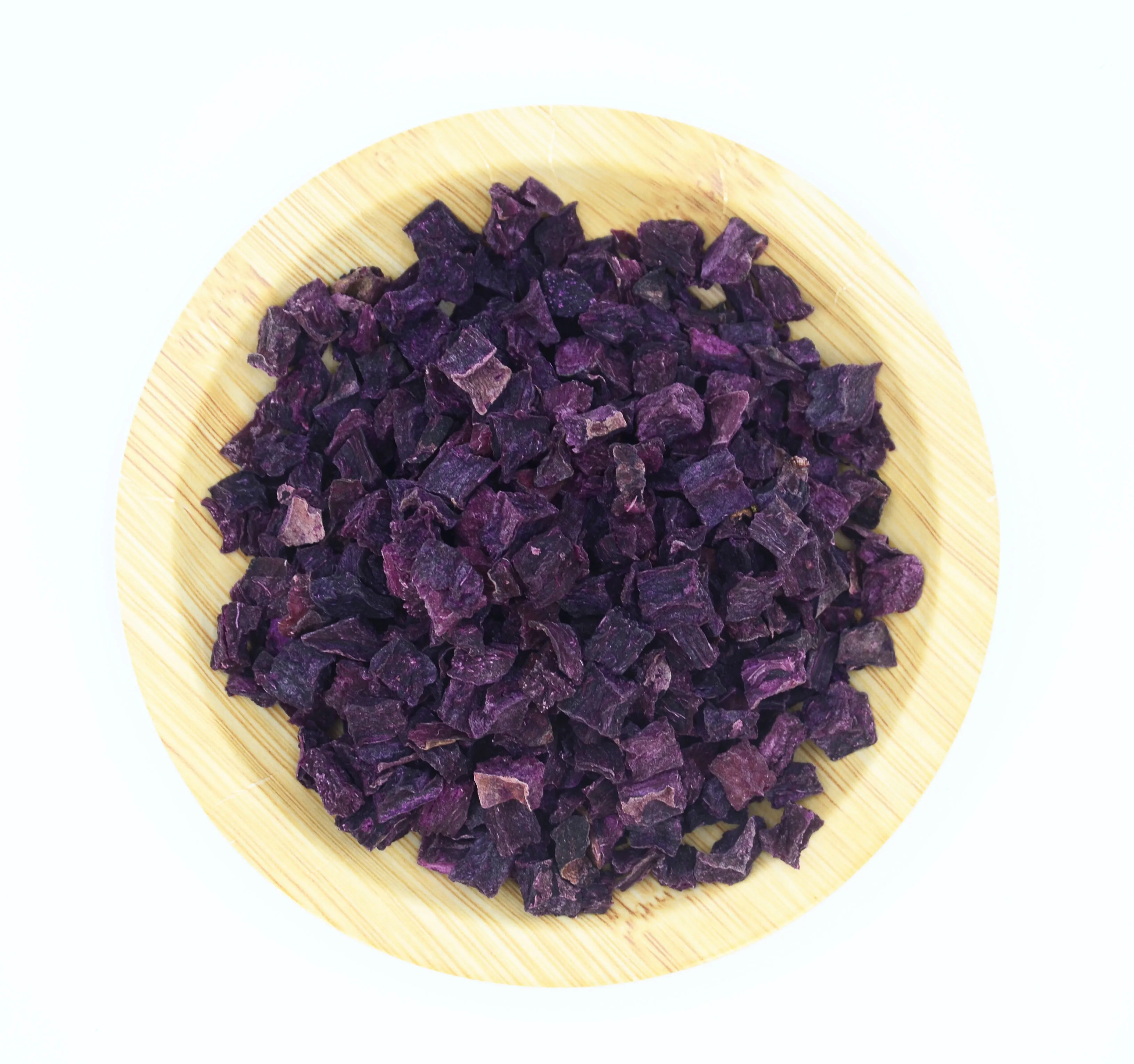 Organic Natural Dried Purple Sweet Potato Dehydrated Crops Food Granules