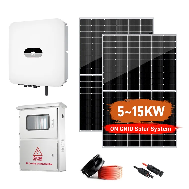 Home Electrical Solar Power System Solar Power System Full Set 10kw 10kw Solar Energy System