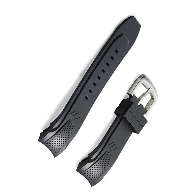 
Reef Tiger Black Orange Green Rubber Watchband Blue Rubber Watch Strap with Buckle Men Sport Watch Band RGA3063 