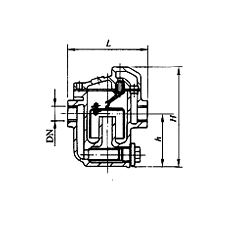 API CE Factory Hot Sale Threaded Steel Inverted Bucket Type Steam Trap
