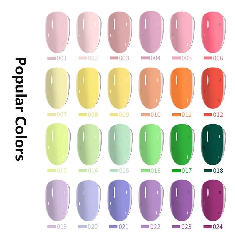 7.5ml AS VIP4 Kit Custom Acrylic Nail Gel Polish UV Gel Wholesale Set 48 Color Gel Nail Polish Private label Enamel