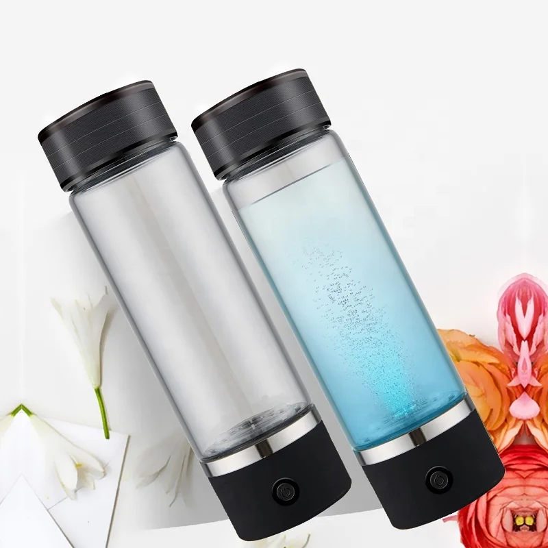 Portable USB hydrogen rich water bottle hydrogen water generator water electrolysis ionizer