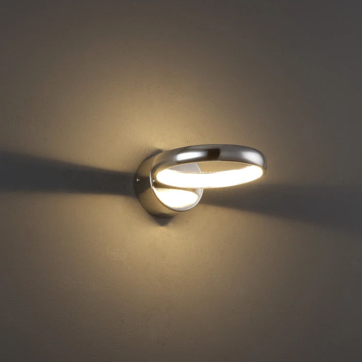 modern style 6W aluminum black wall surface mount led wall light