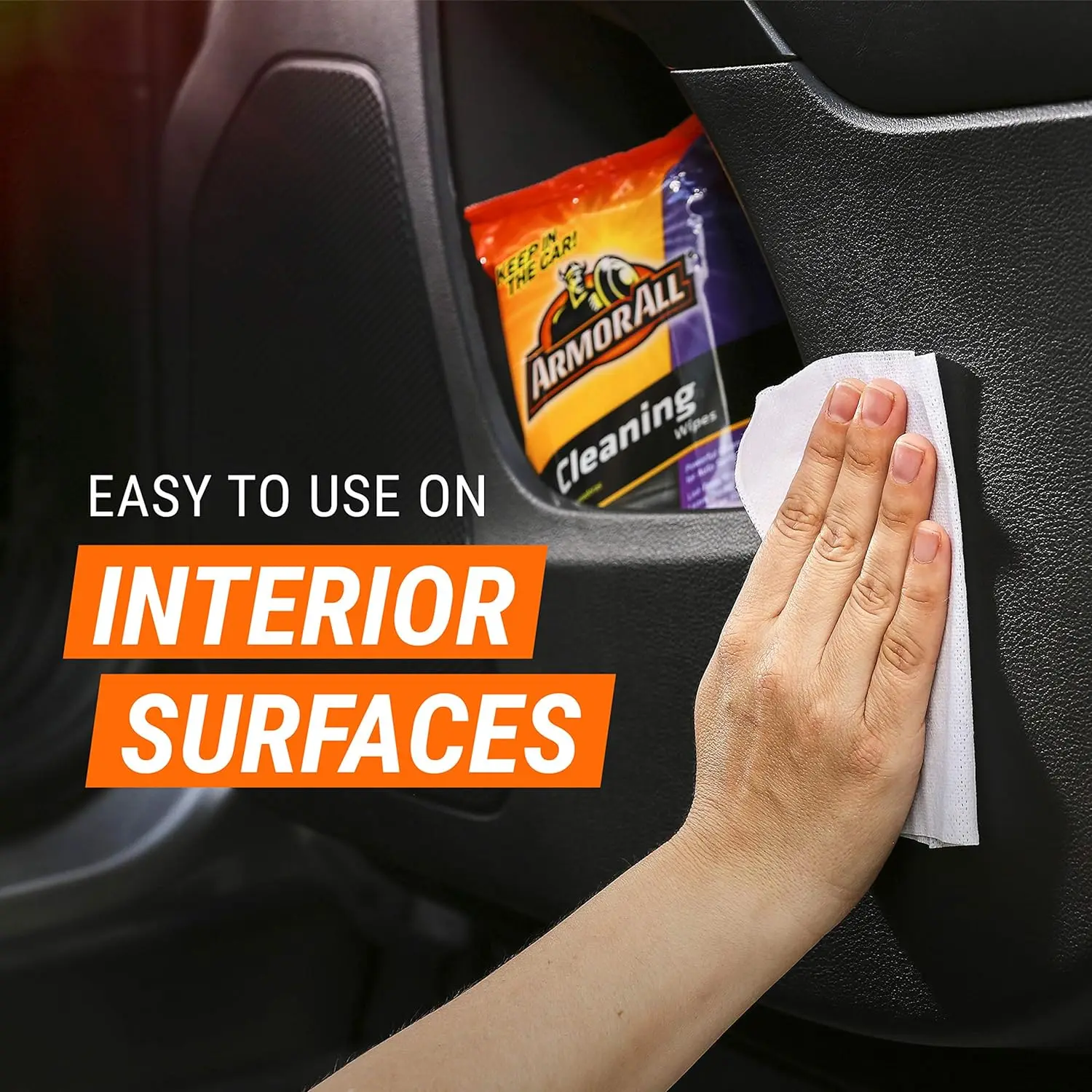 Customizable Interior and exterior dirt grime car cleaning wipes Auto Dashboard Cleaning Car Wash Wet Wipes