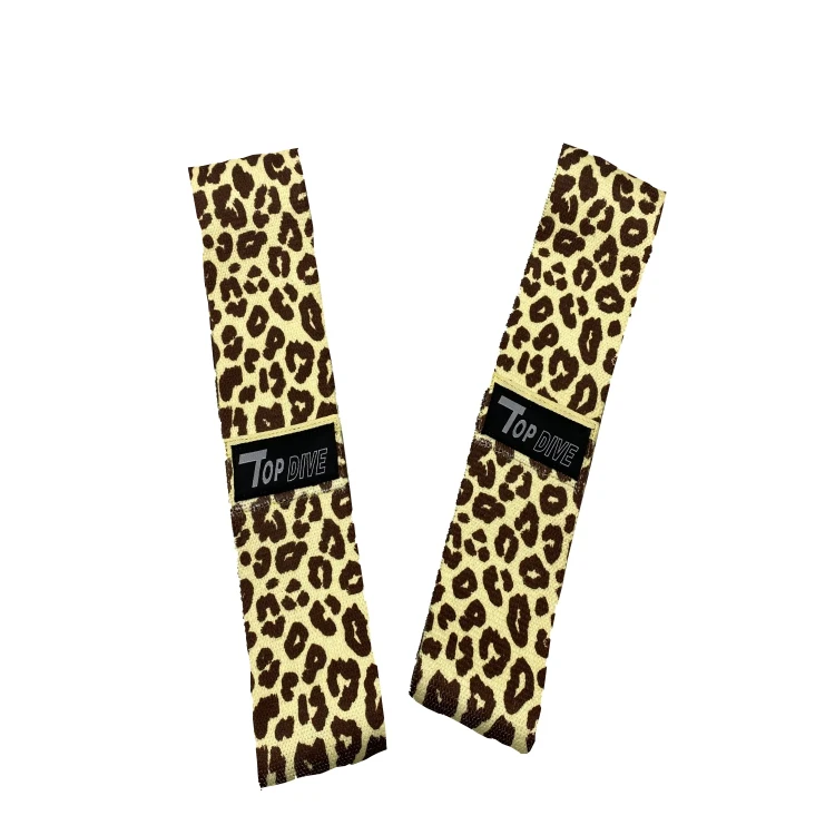  2020 новый дизайн не скатывающаяся эластичная лента леопардовые ленты прочные тканевые повязки с принтом