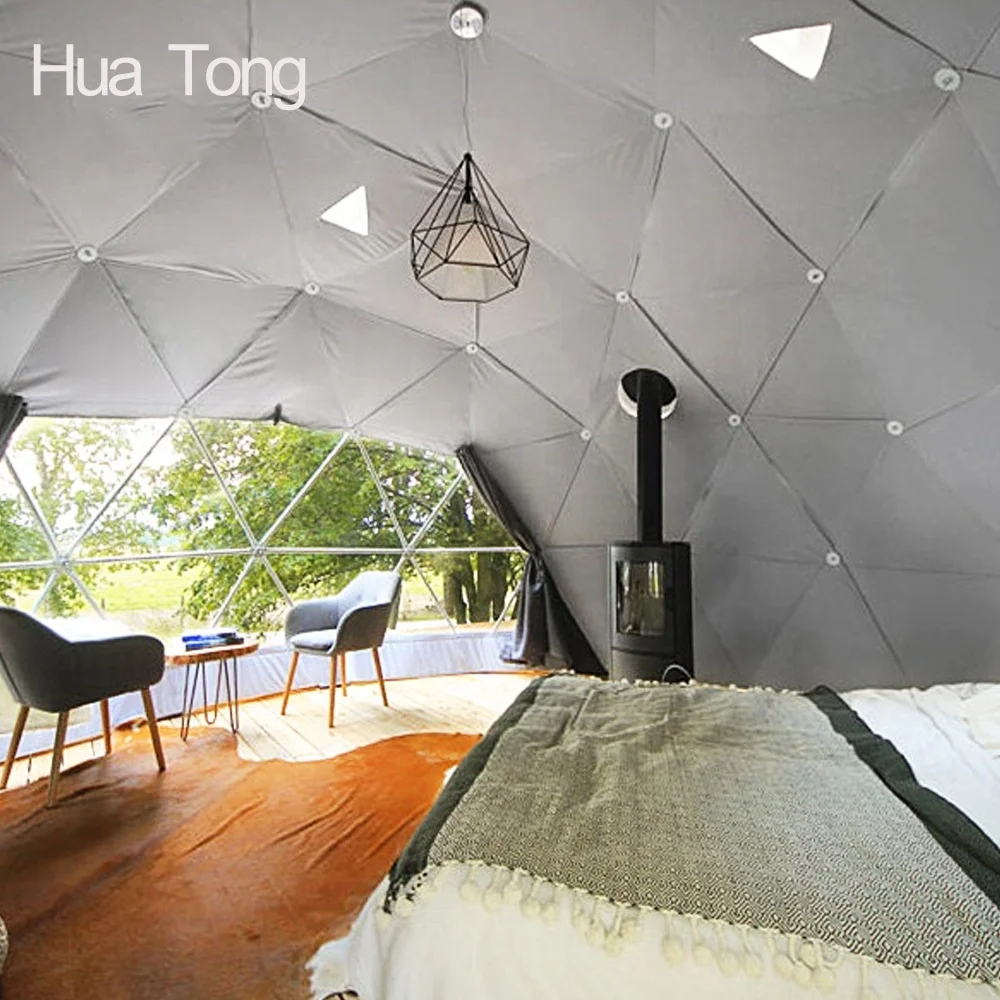 Transparent Garden Domos Geodesic Hotel Dome House Igloo Tent Glamping Geodesic Dome Tents for Events Sale