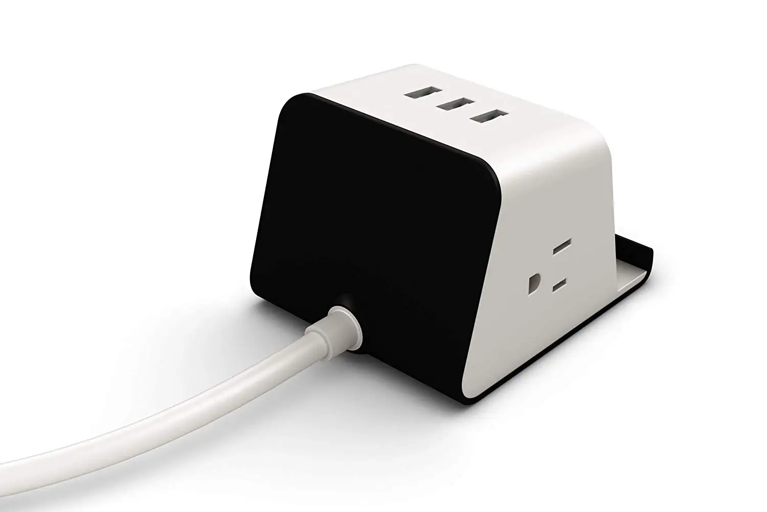  Сетевой куб настольная удлинитель с 2 розетками и Usb-портами 10 Вт защита от