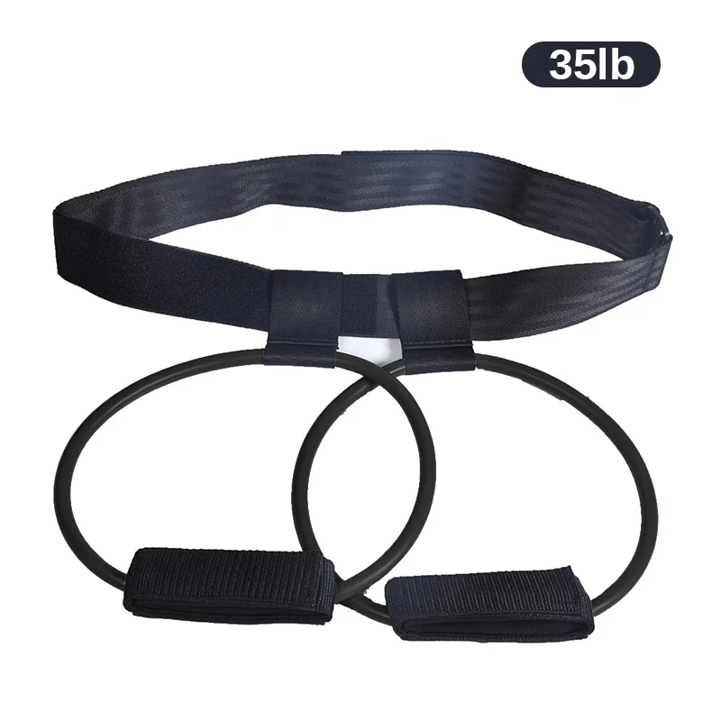
Free Shipping Fitness Booty Set Resistance for Butt Legs Muscle Training Adjust Waist Belt Elastic Bands Pedal Exerciser Workout 
