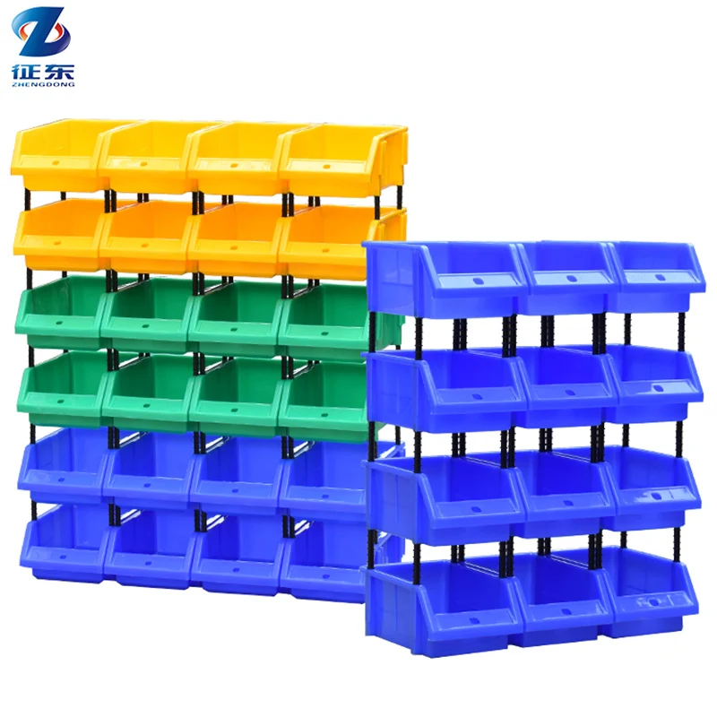 Stackable Nut Bolt Boxes Industry Warehouse Storage Bins Workshop Tool Box Storage