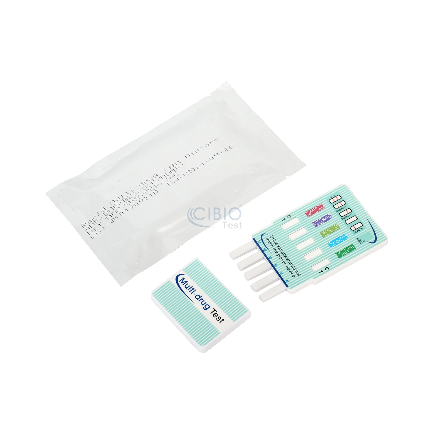 510(k) cleared for OTC use Drug substance Abuse test dipcard For AMP BUP COC OPI BZO