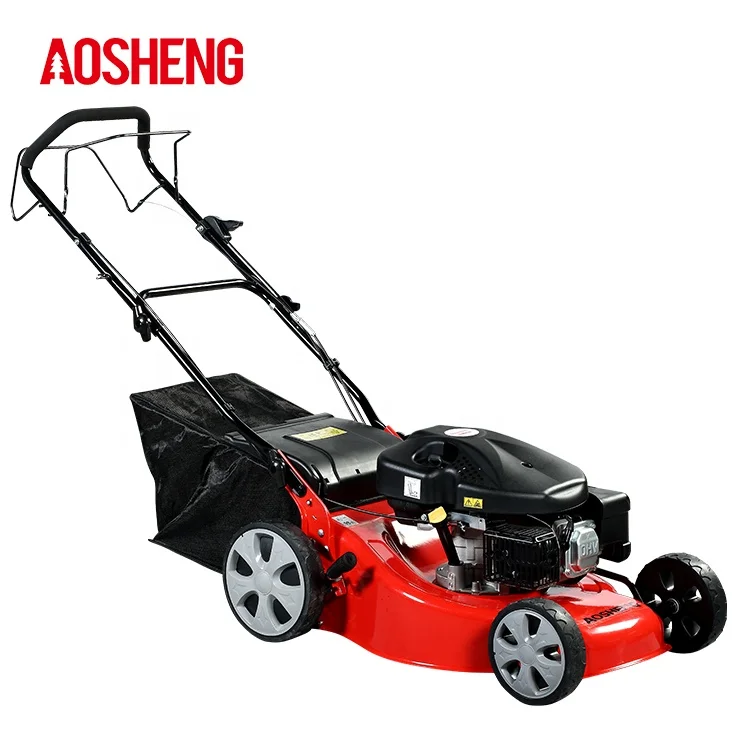 AOSHENG lawn mower sale petrol grass cutting machine 173cc 4-stroke low noise lawnmower
