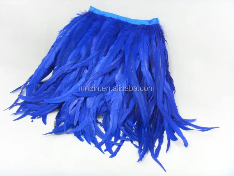 
Top Quality Rooster Feather Trim For Skirt/Dress Fringe Rooster Lace Trim 