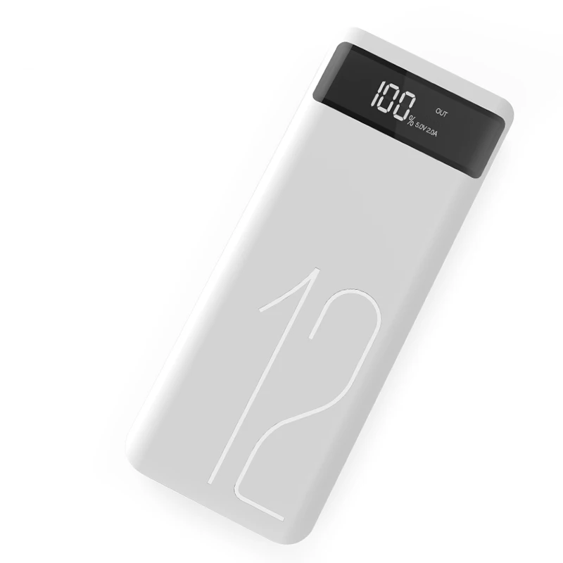 customized Camping small portable charger Charge Digital Devices 12000 mah power bank