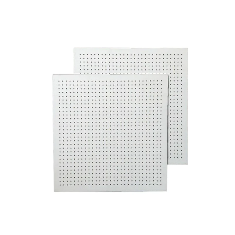 Non-asbestos Moisture-proof fire proof false ceiling calcium silicate suspended Perforated ceiling panel/board for commerical