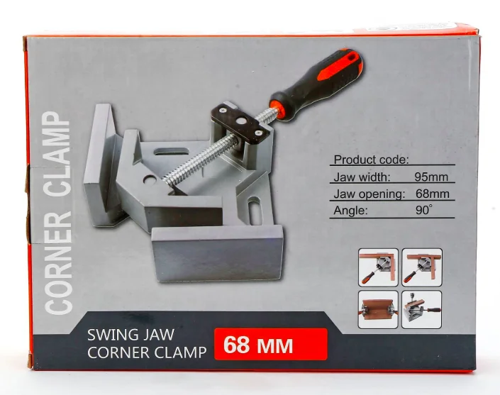 
Single Handle 90 Degree Right Angle Aluminum Wood Clamp Heavy Duty tools woodworking 