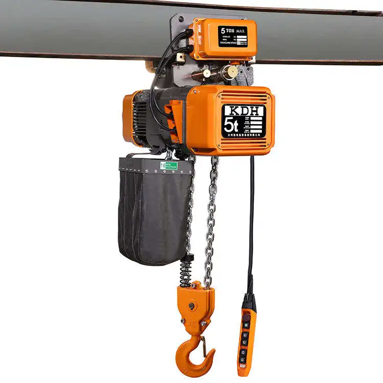 Hot Sell Foundry Workshop Hoisting Crane Portable 5 Ton Engine Traction Electric Hoist
