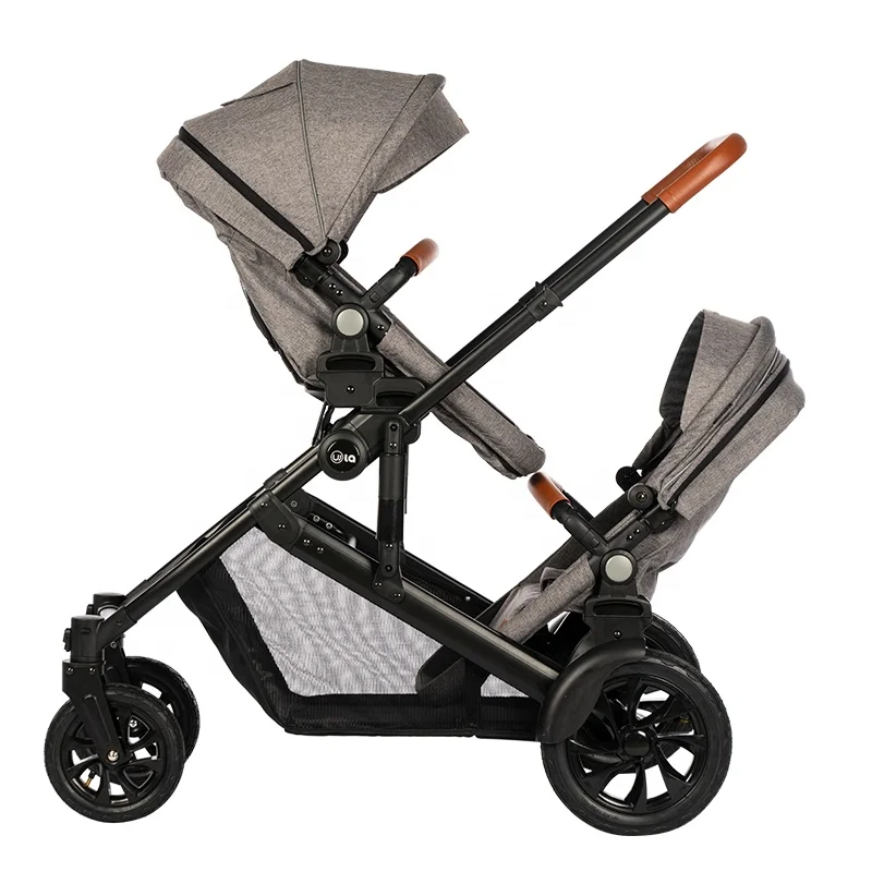 China Factory Supplied high quality Luxury Triple Safety Twins 3 In 1 Baby Stroller