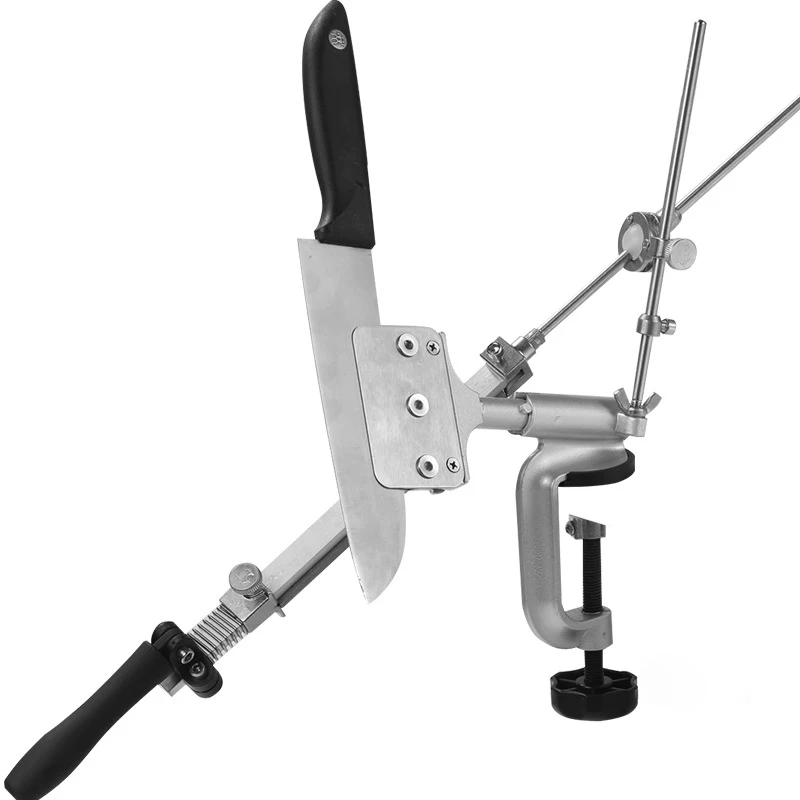 High quality RX-008 Fix Angle Adjustable Knife Sharpener with 6 whetstone for Kitchen
