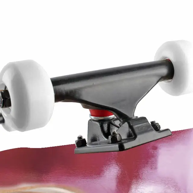 2022 New Fashion Foil Color Carbon Fiber plus Maple Wood Skate Board in Old School Skateboard type