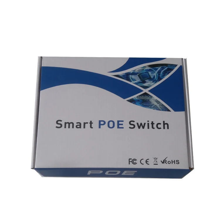 Sunsoont 10/100/1000 полногигабитные порты poe switch 52 В 135 Вт 8 портов