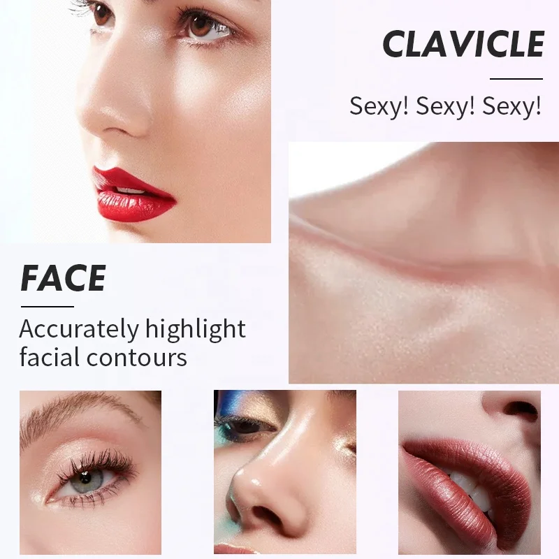 Оптовая продажа частная торговая марка экстракт зеленого чая жидкий тело блеск мерцающий Сияющий хайлайтер бутылка-спрей для лица и тела