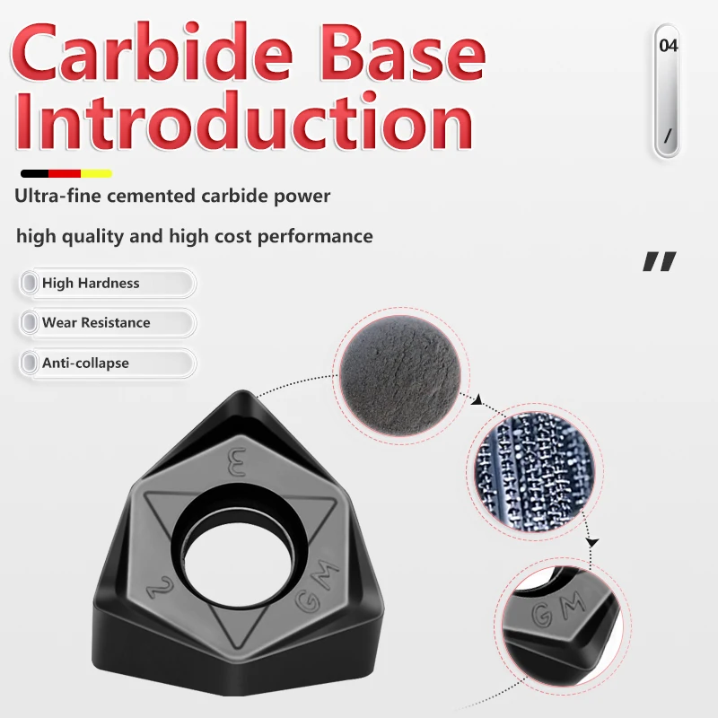 Cnc Cutting Tools 4NKT 3PKT SOMT Milling Cnc Inserts 4NKT060308