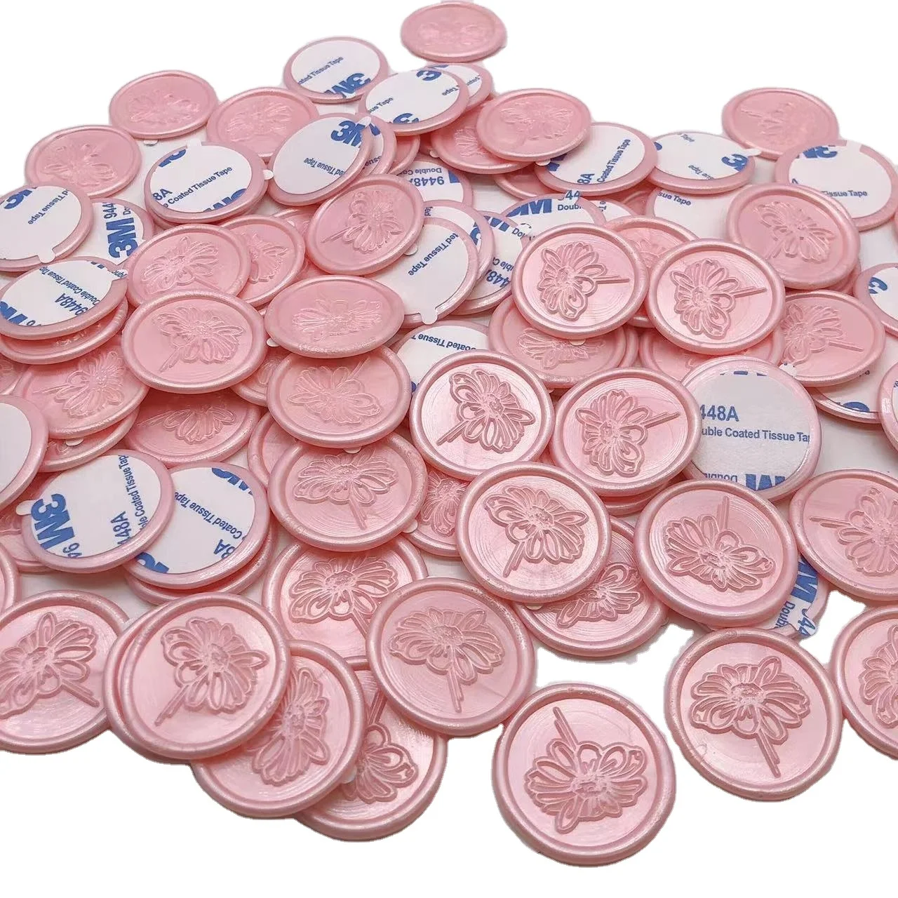 Custom Brand LOGO Wax Stamp Self Adhesive Sealing Wax Stickers For Packing Decorate