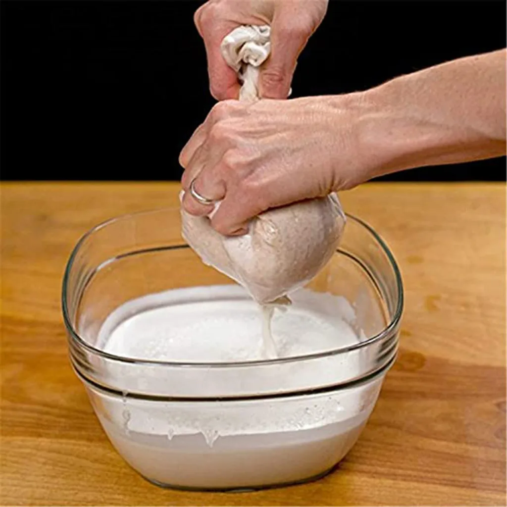 Пакеты для фильтров молока из органического хлопка конопли размером 30 см х 30 см