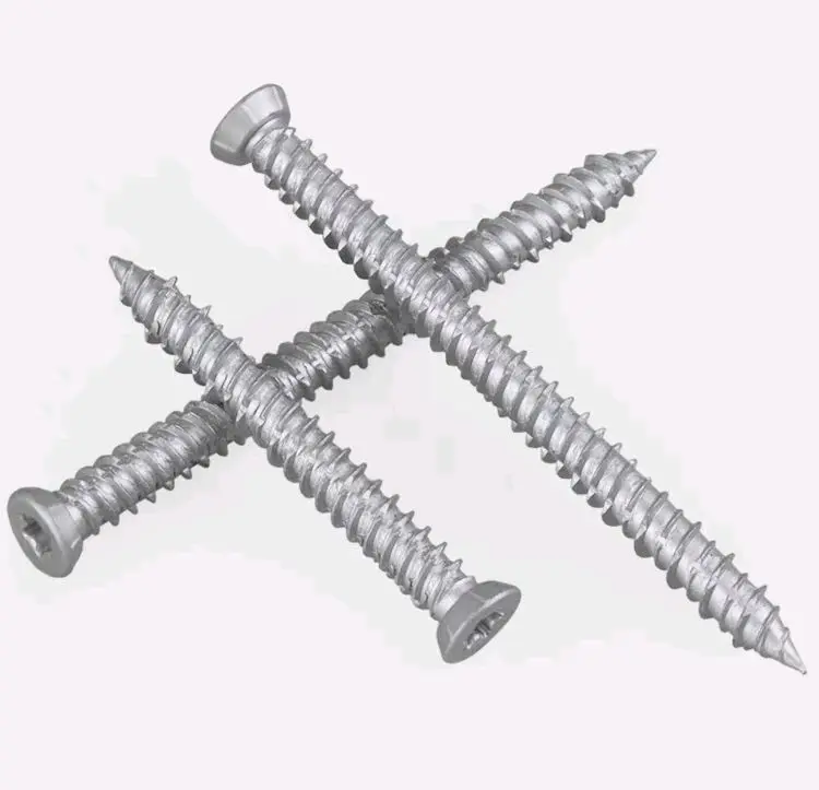 T30 TORX DRIVE 7.5MM DIAMETER HI-LO THREAD WITH 5 NIMBS 3 THREAD CUTTING END WIRE CONCRETE SCREW
