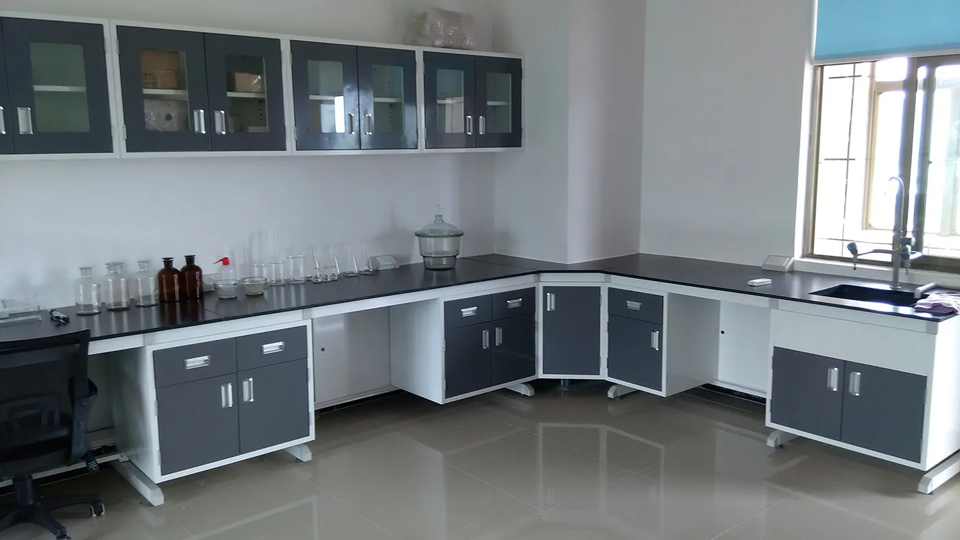 LAB028 Lab Tables with Chemical Resistance Counter Top Custom High Quality Furniture for Laboratory