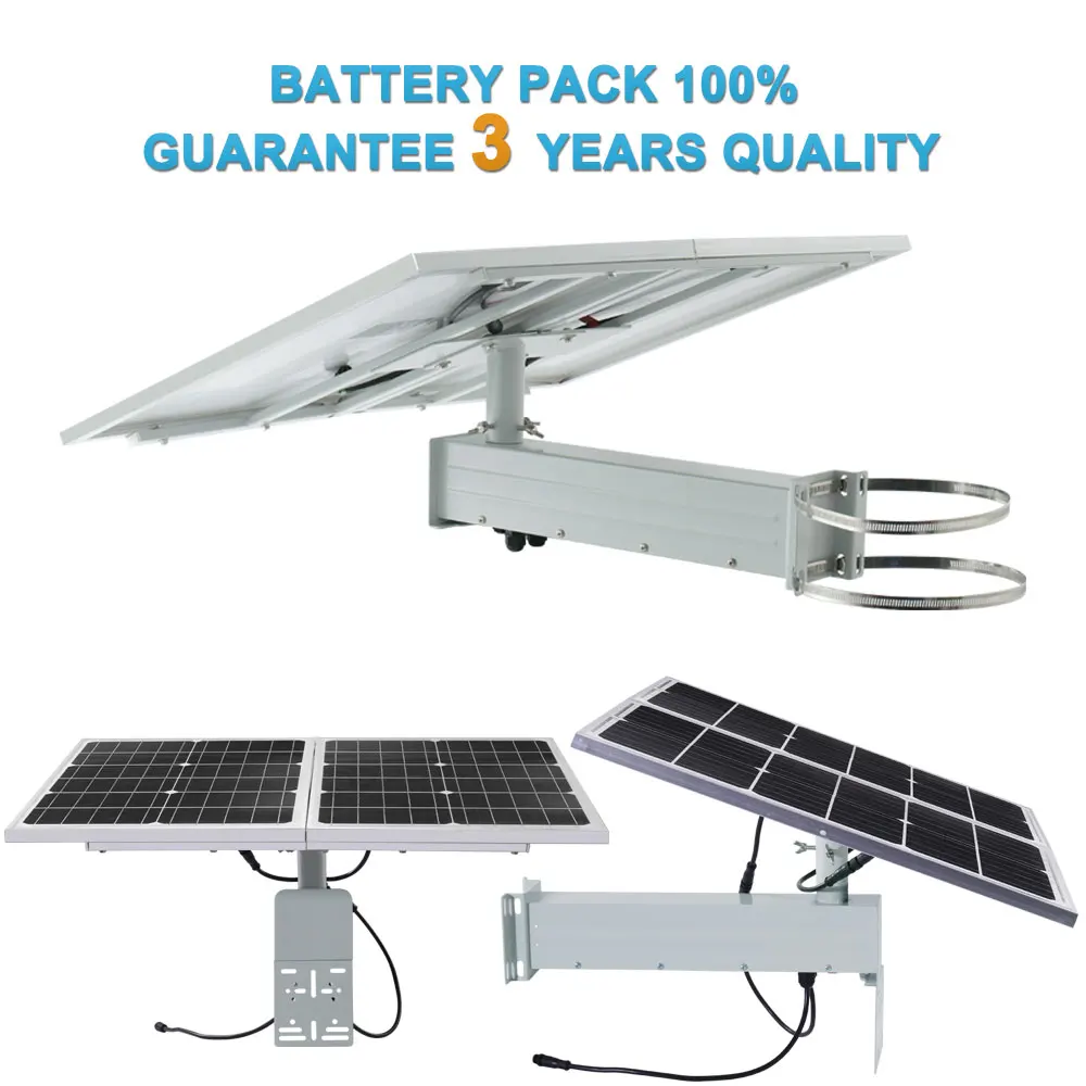 TecDeft Hot solar camera 4k sistema de energia solar off grid 50Ah Battery Kit 12V solar energy system mini for Hikvsion CCTV