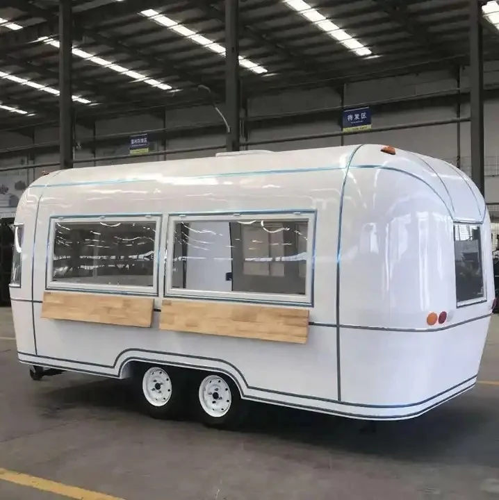 Concession vending Van Food Truck China Ice Cream Mobile Kitchen Food Carts Catering Trailer Kiosk  Airstream food trailer