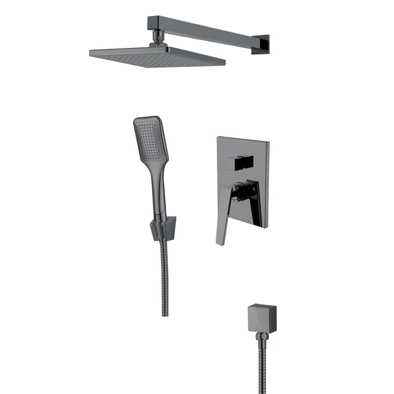 Two Funtion Bathroom Wall Mounted Brass Body Shower Set bath room shower set